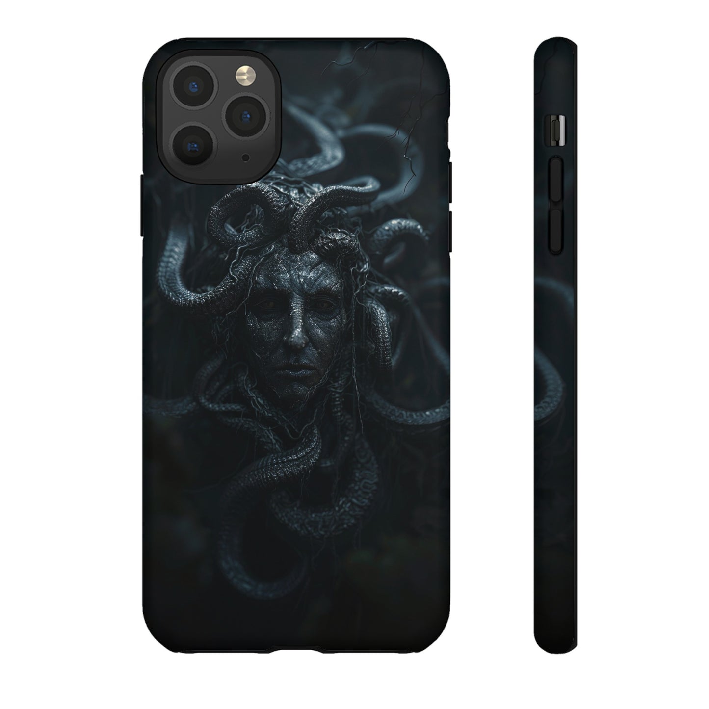 Medusa's Gaze Phone Case - Dark Mythological Design for iPhone and Samsung Galaxy Devices