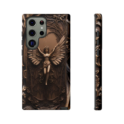 The Bronze Fairy Phone Case – Fantasy Faery Design for iPhone, Samsung Galaxy, and Google Pixel Devices