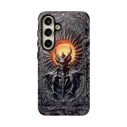 Skeletal Demonic King Phone Case – Ornate Gothic Design for iPhone, Samsung Galaxy, and Google Pixel Devices