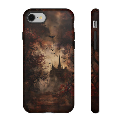 Gothic Castle Phone Case - Spooky Halloween Design for iPhone, Samsung Galaxy, Google Pixel Devices