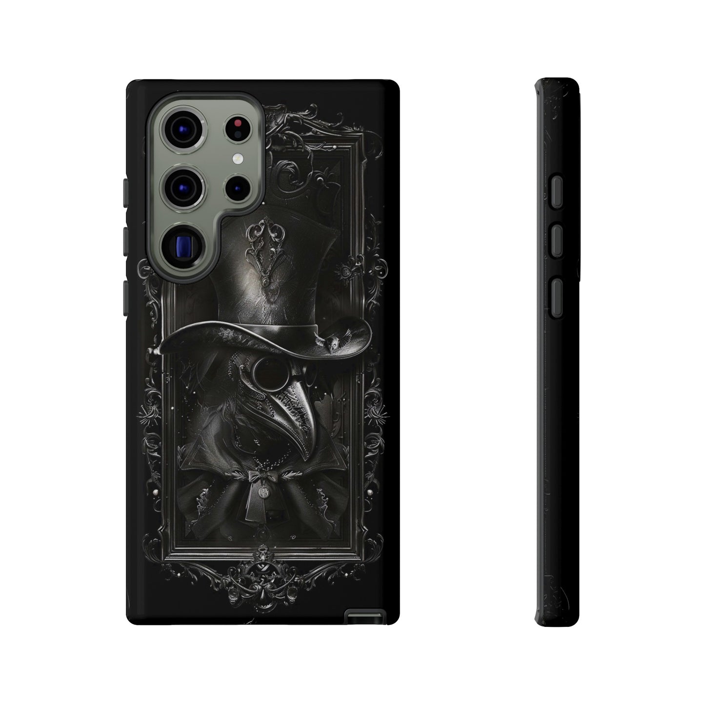 Gothic Plague Doctor Phone Case - Mysterious and Dark Design for iPhone, Samsung Galaxy, and Google Pixel Devices