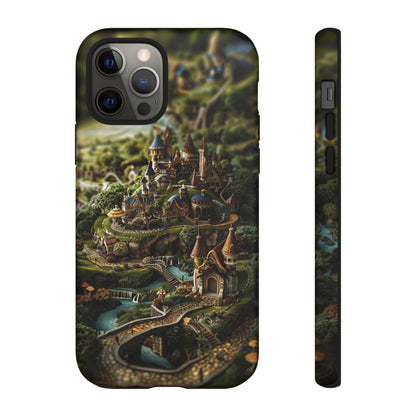 Fairy Kingdom Phone Case - Enchanted Castle Artwork for iPhone, Samsung Galaxy, and Google Pixel Devices