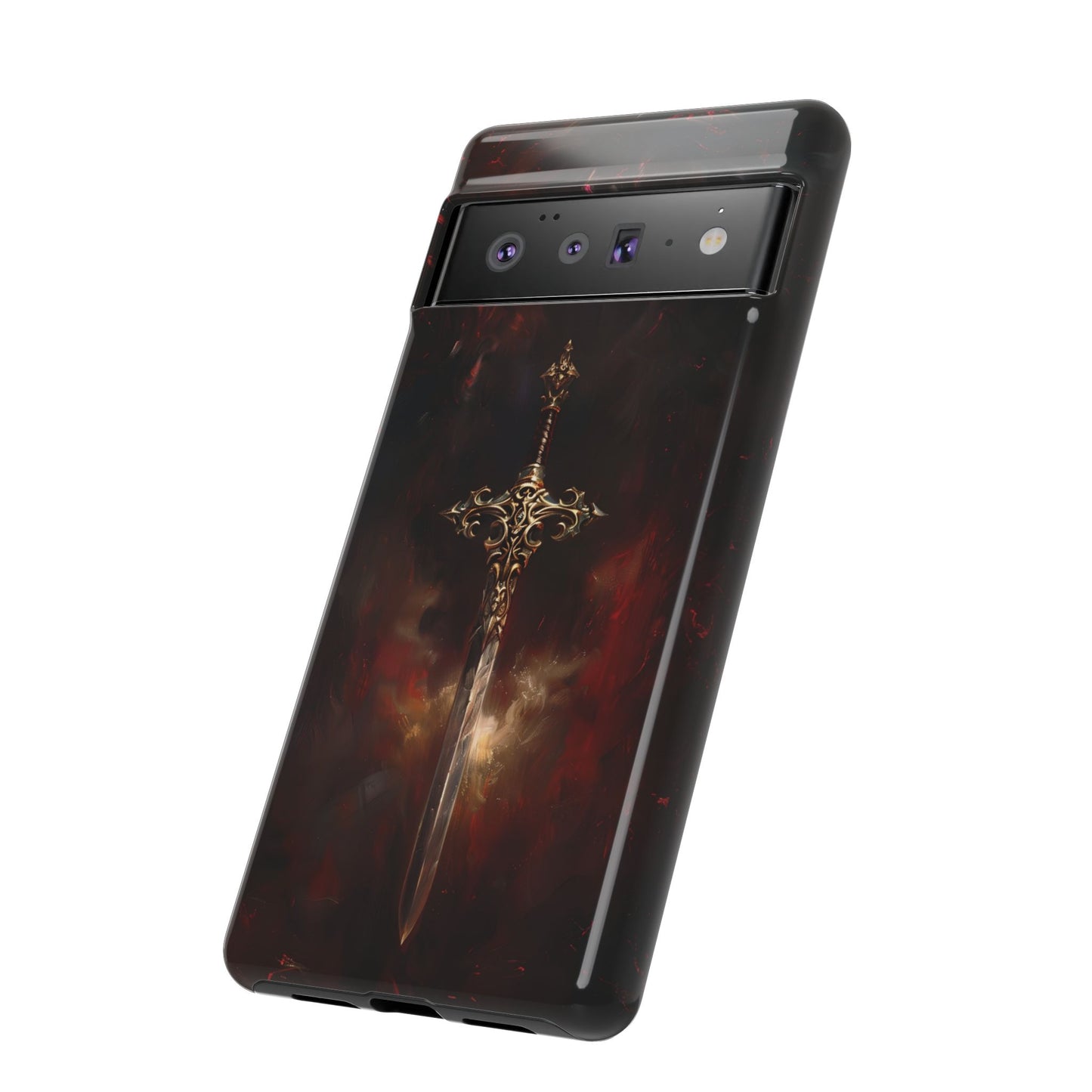 Epic Sword of Legends Phone Case - Dark Fantasy Art for iPhone, Samsung Galaxy, and Google Pixel Devices