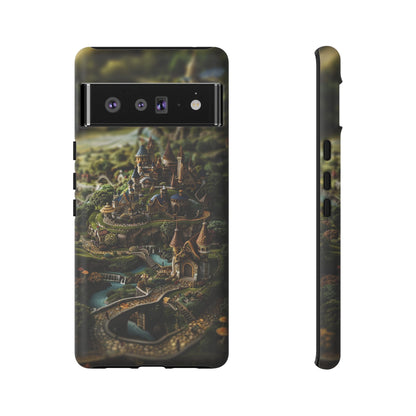 Fairy Kingdom Phone Case - Enchanted Castle Artwork for iPhone, Samsung Galaxy, and Google Pixel Devices