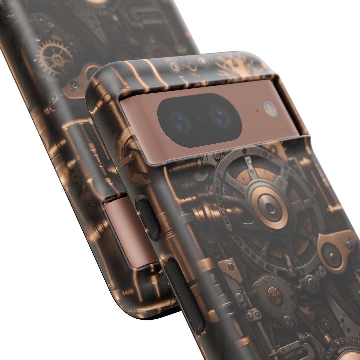 Steampunk Machine Phone Case – Victorian Gears Design for iPhone, Samsung Galaxy, and Google Pixel Devices