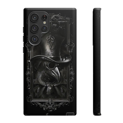 Gothic Plague Doctor Phone Case - Mysterious and Dark Design for iPhone, Samsung Galaxy, and Google Pixel Devices