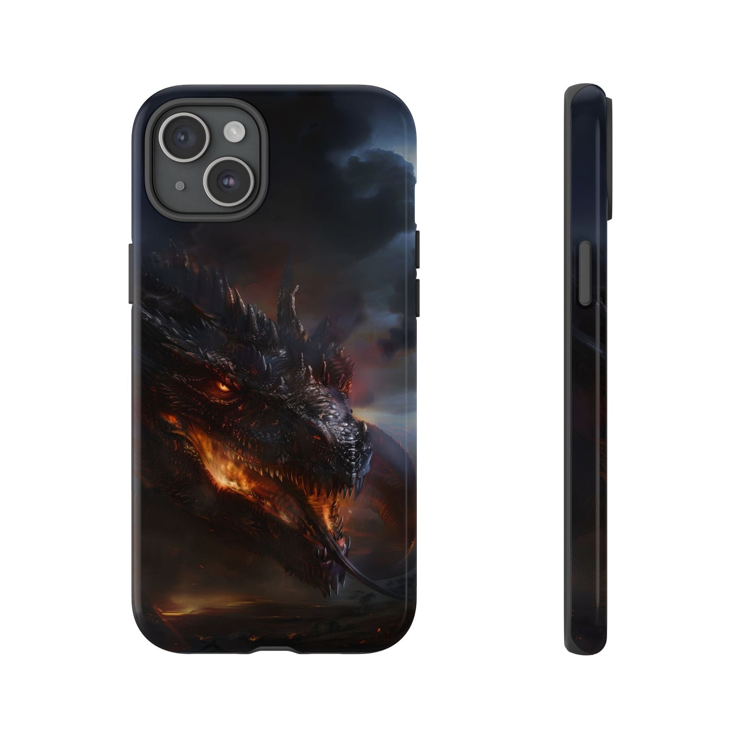 Fiery Dragon Phone Case - Epic Fantasy Art for iPhone, Samsung Galaxy, and Google Pixel Devices