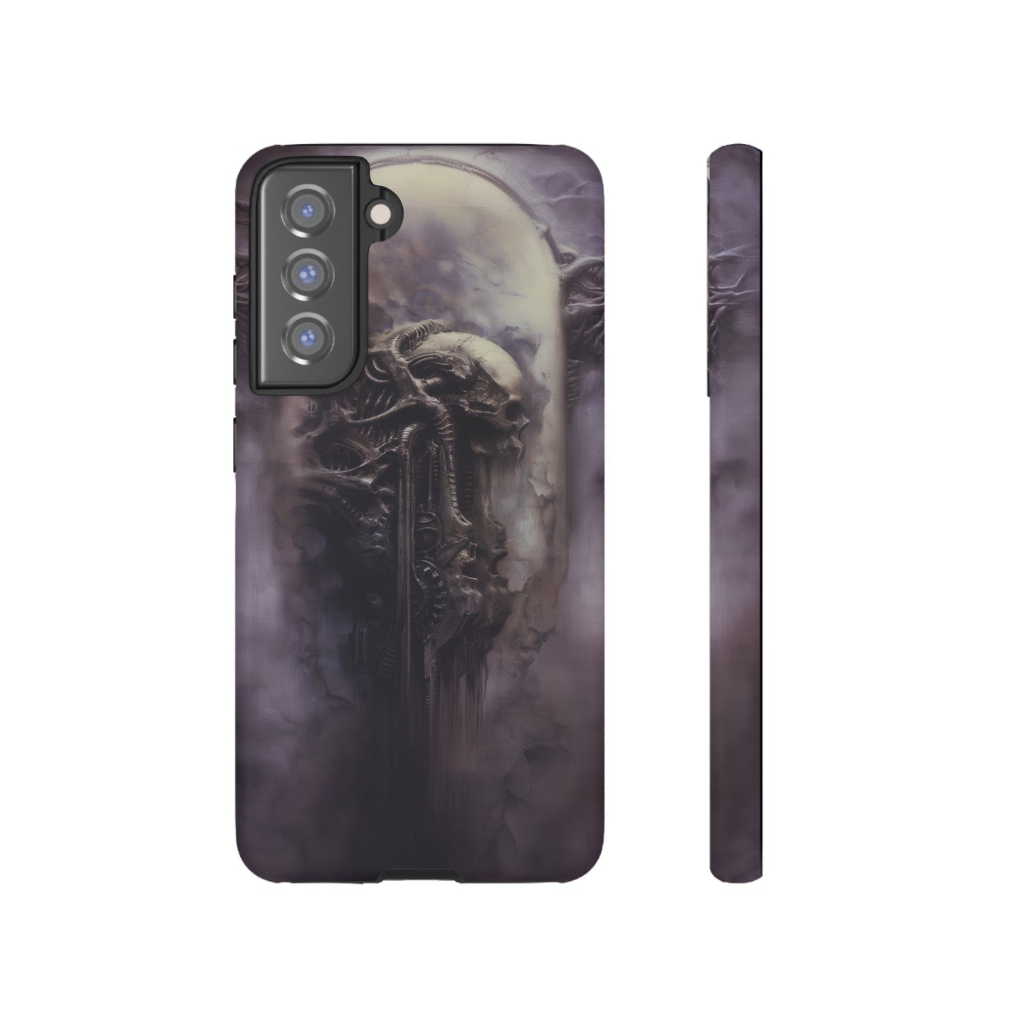 Dark Android Dream Phone Case – Futuristic Alien Horror Design for iPhone, Samsung Galaxy, and Google Pixel Devices