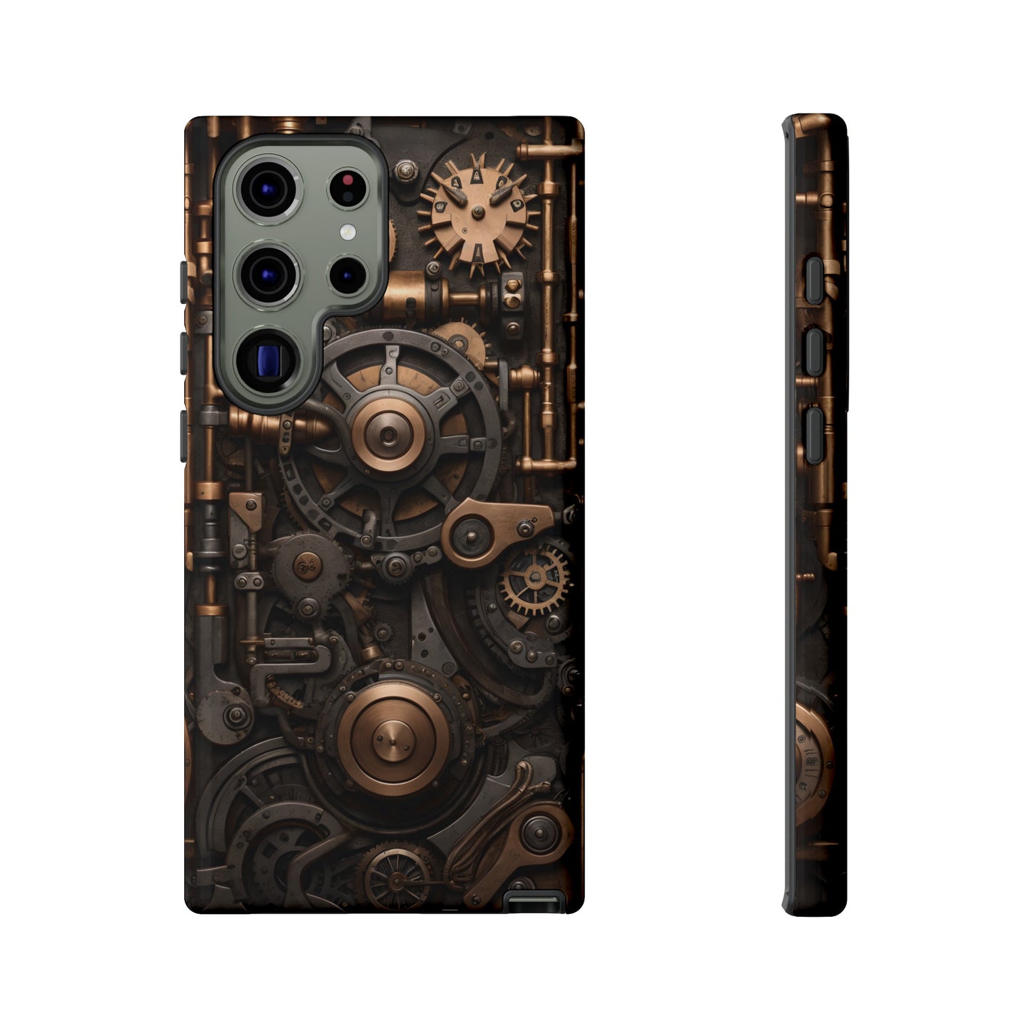 Steampunk Machine Phone Case – Victorian Gears Design for iPhone, Samsung Galaxy, and Google Pixel Devices