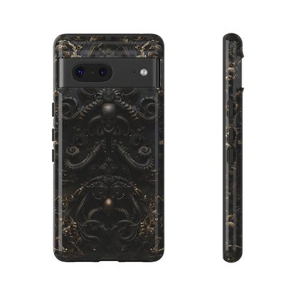 Gothic Steampunk Tentacle Phone Case - Unique Gothic Design for iPhone, Samsung Galaxy, and Google Pixel Devices