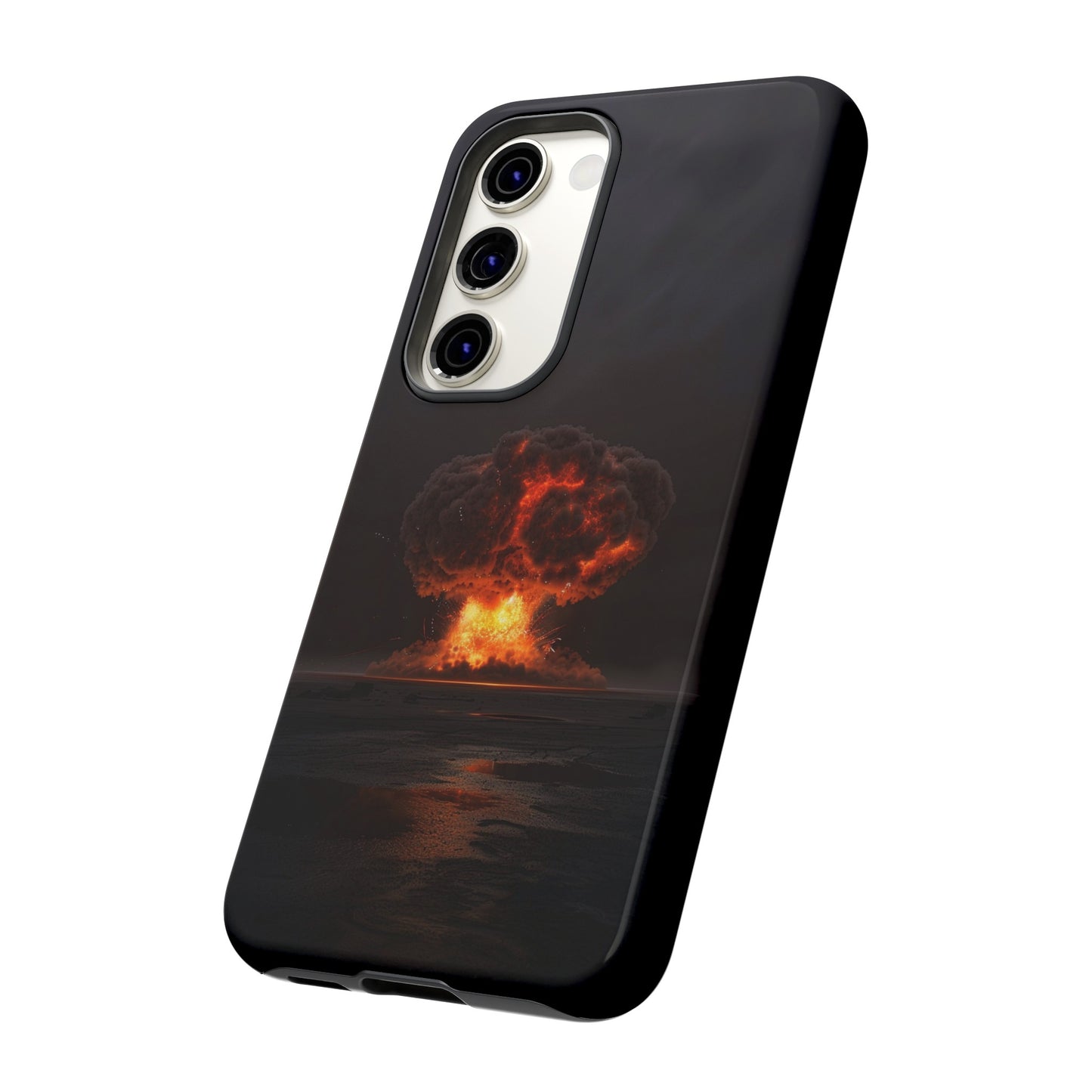 Atomic Explosion Phone Case - Dramatic Mushroom Cloud Design for iPhone and Samsung Galaxy Devices