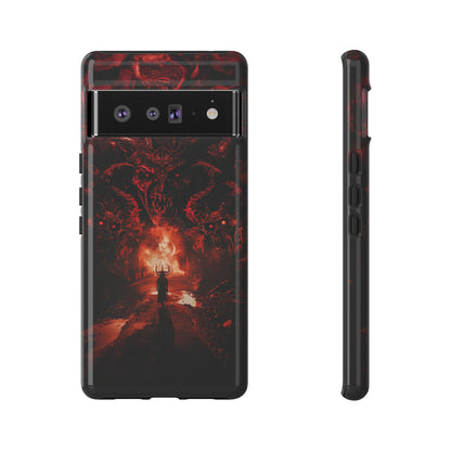 The Road to Hell Phone Case – Gothic Demon and Devil Design for iPhone, Samsung Galaxy, and Google Pixel Devices