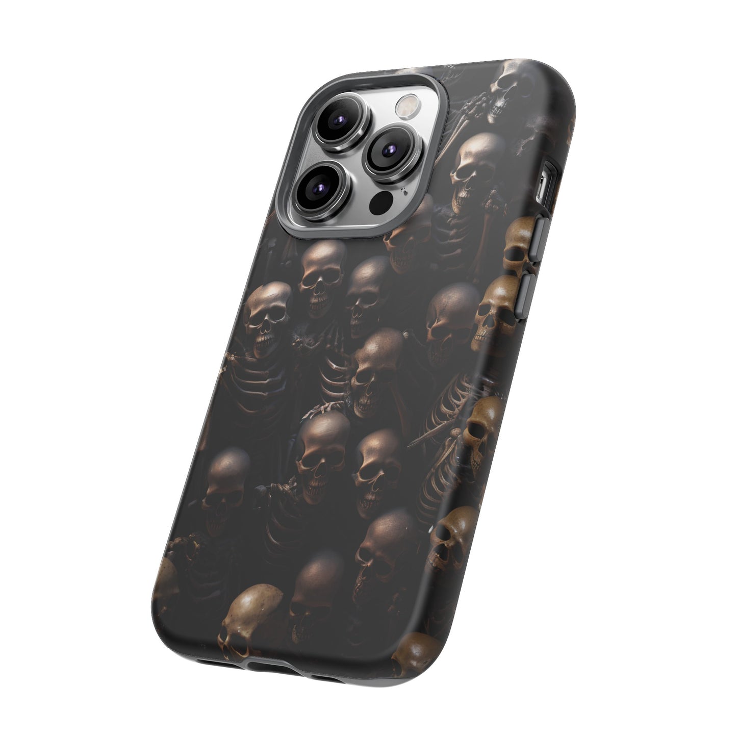 Skeletal Grave Phone Case – Halloween Horror Skeleton Design for iPhone, Samsung Galaxy, and Google Pixel Devices