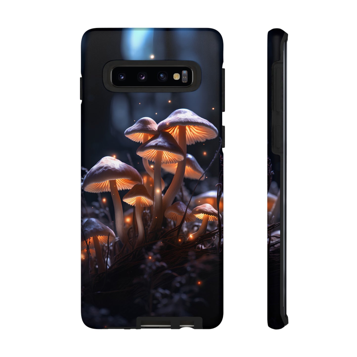 Glowing Mushrooms at Night Phone Case – Enchanting Fantasy Forest Design for iPhone, Samsung Galaxy, and Google Pixel Devices