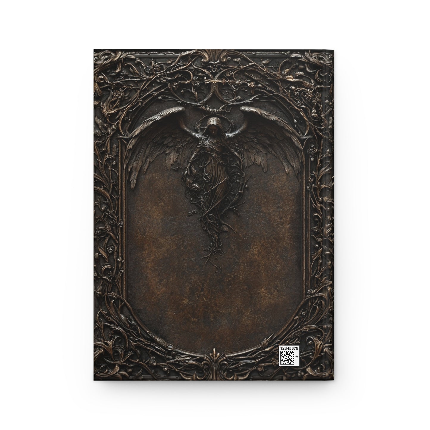 Gothic Angel Hardcover Journal - Intricate Dark Art Notebook for Writing and Sketching