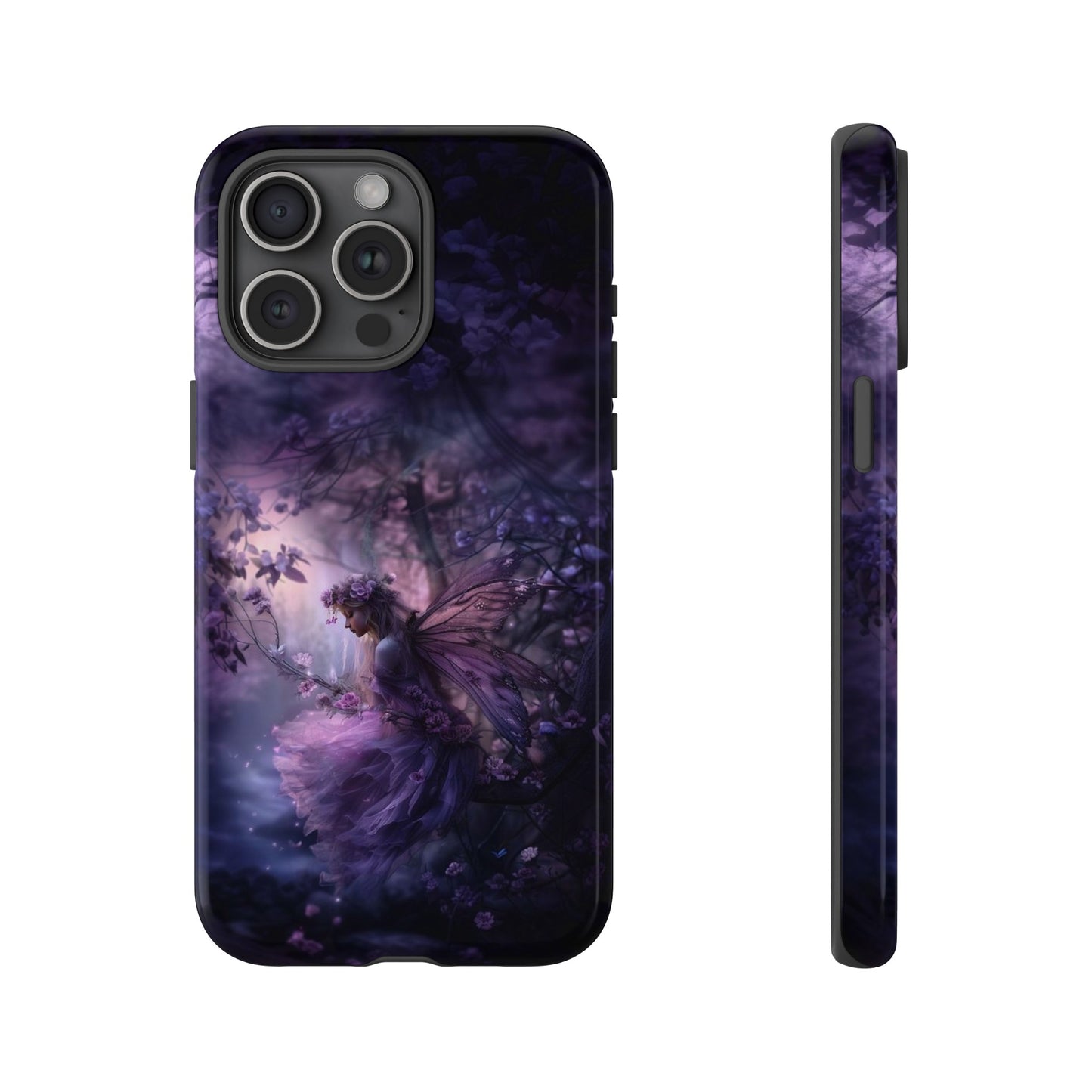 Fairy in the Moonlight Phone Case - Magical Night Scene for iPhone, Samsung Galaxy, Google Pixel Devices - Enchanted Fantasy Art