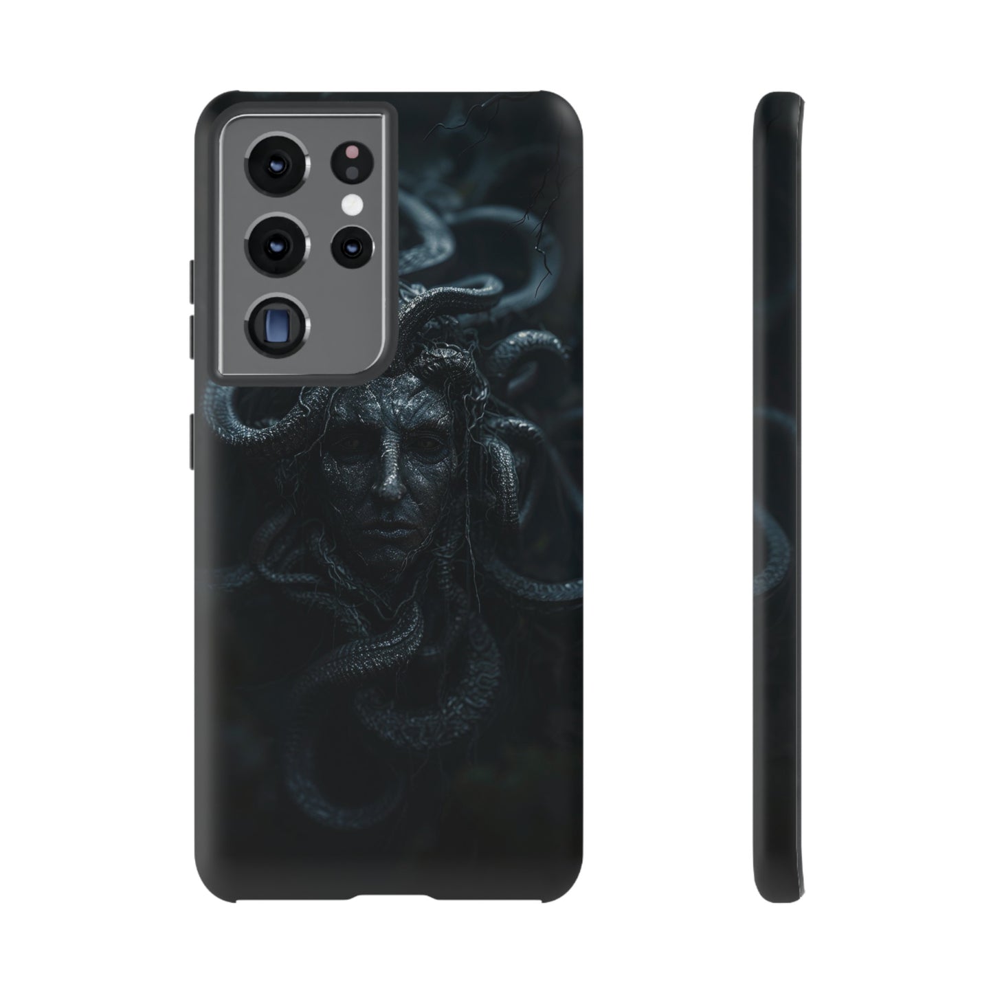 Medusa's Gaze Phone Case - Dark Mythological Design for iPhone and Samsung Galaxy Devices