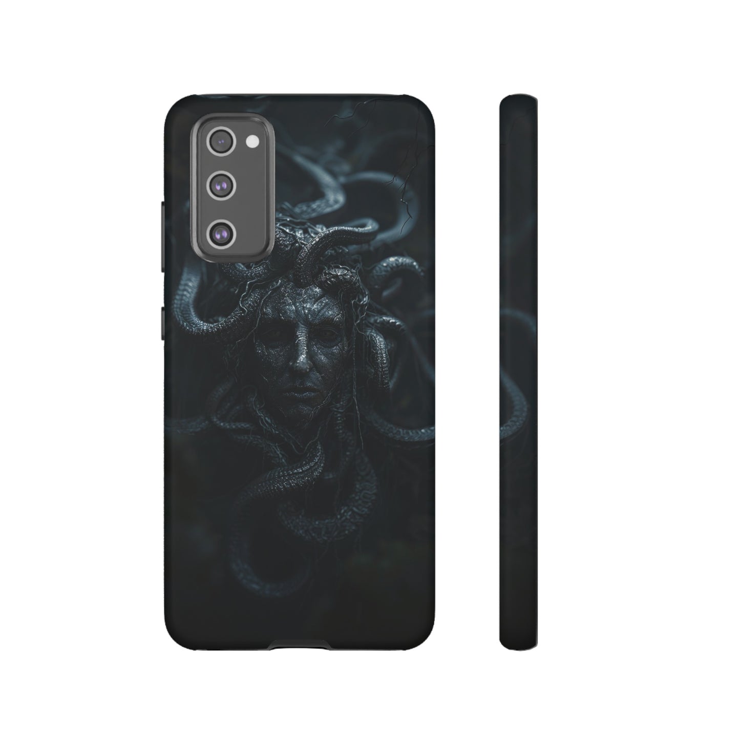 Medusa's Gaze Phone Case - Dark Mythological Design for iPhone and Samsung Galaxy Devices