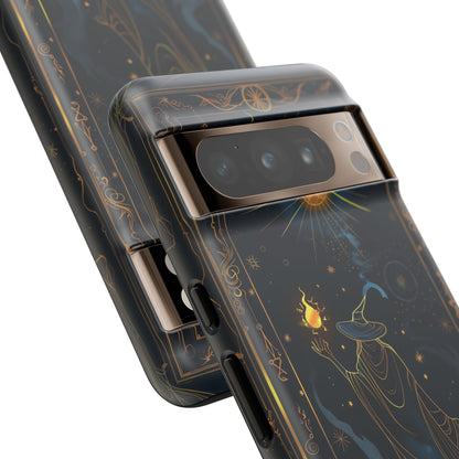 Enchanted Wizard Spellcaster Galaxy Phone Case - Mystical Wizardry Art For iPhone, Samsung Galaxy, and Google Pixel Devices