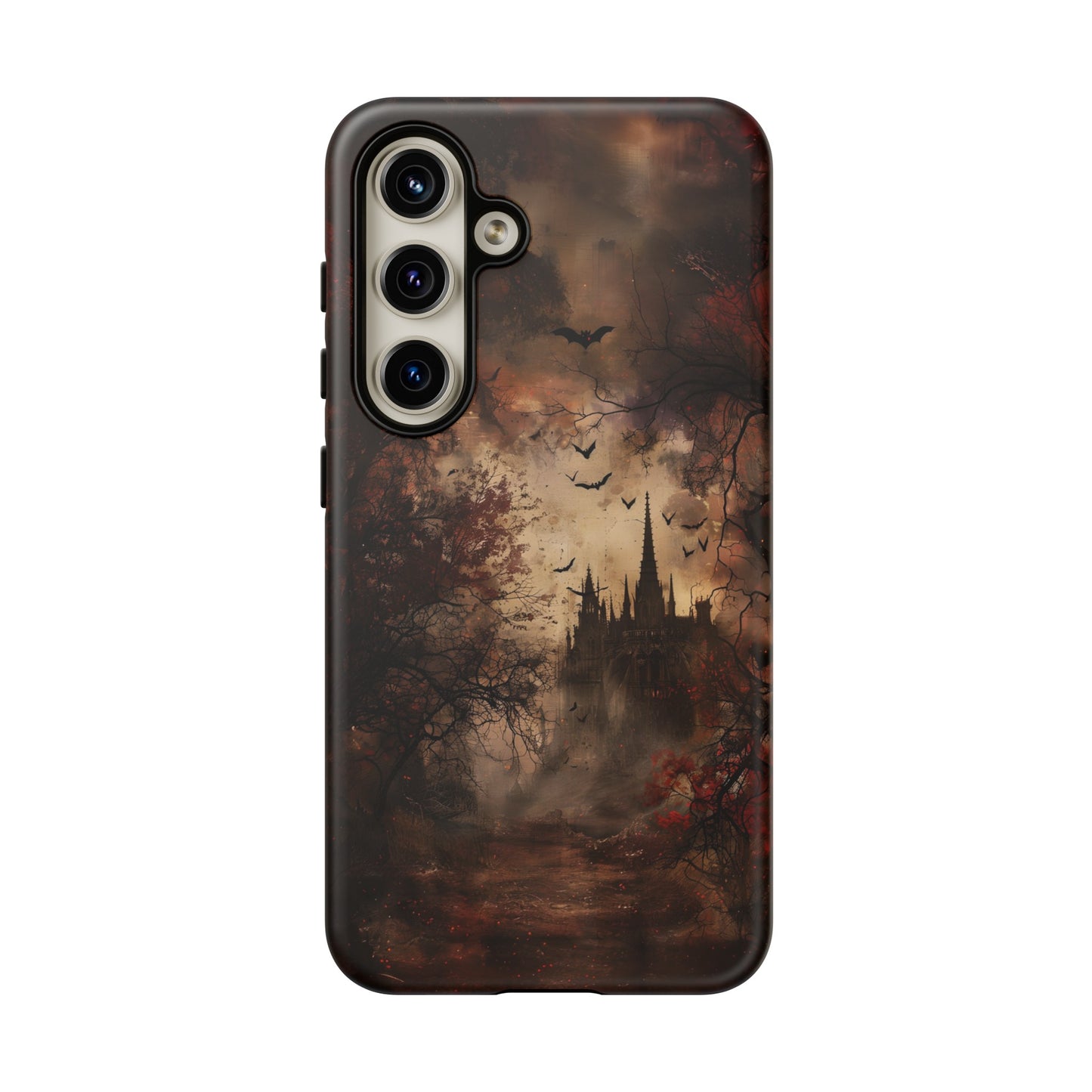 Gothic Castle Phone Case - Spooky Halloween Design for iPhone, Samsung Galaxy, Google Pixel Devices