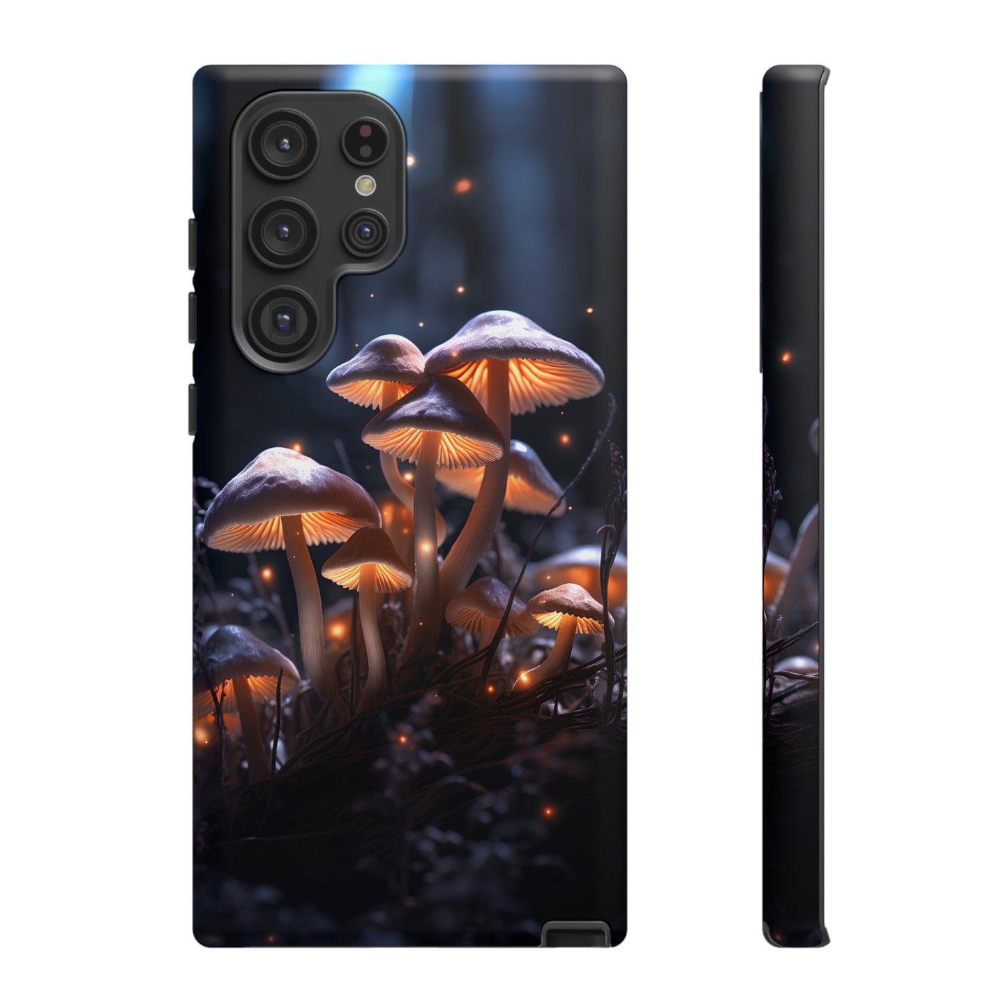 Glowing Mushrooms at Night Phone Case – Enchanting Fantasy Forest Design for iPhone, Samsung Galaxy, and Google Pixel Devices