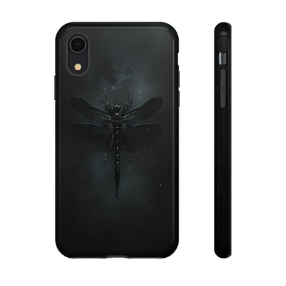 Gothic Dragonfly Phone Case – Dark Elegance Design for iPhone, Samsung Galaxy, and Google Pixel Devices