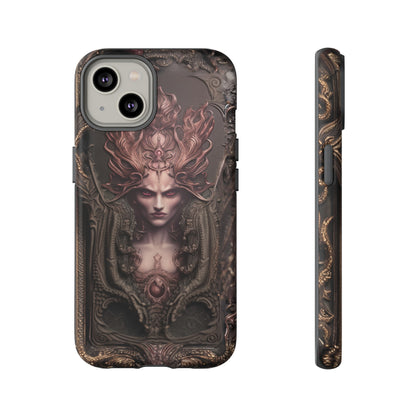 Dark Lilith Phone Case – Horned Hell Horror Design for iPhone, Samsung Galaxy, and Google Pixel Devices