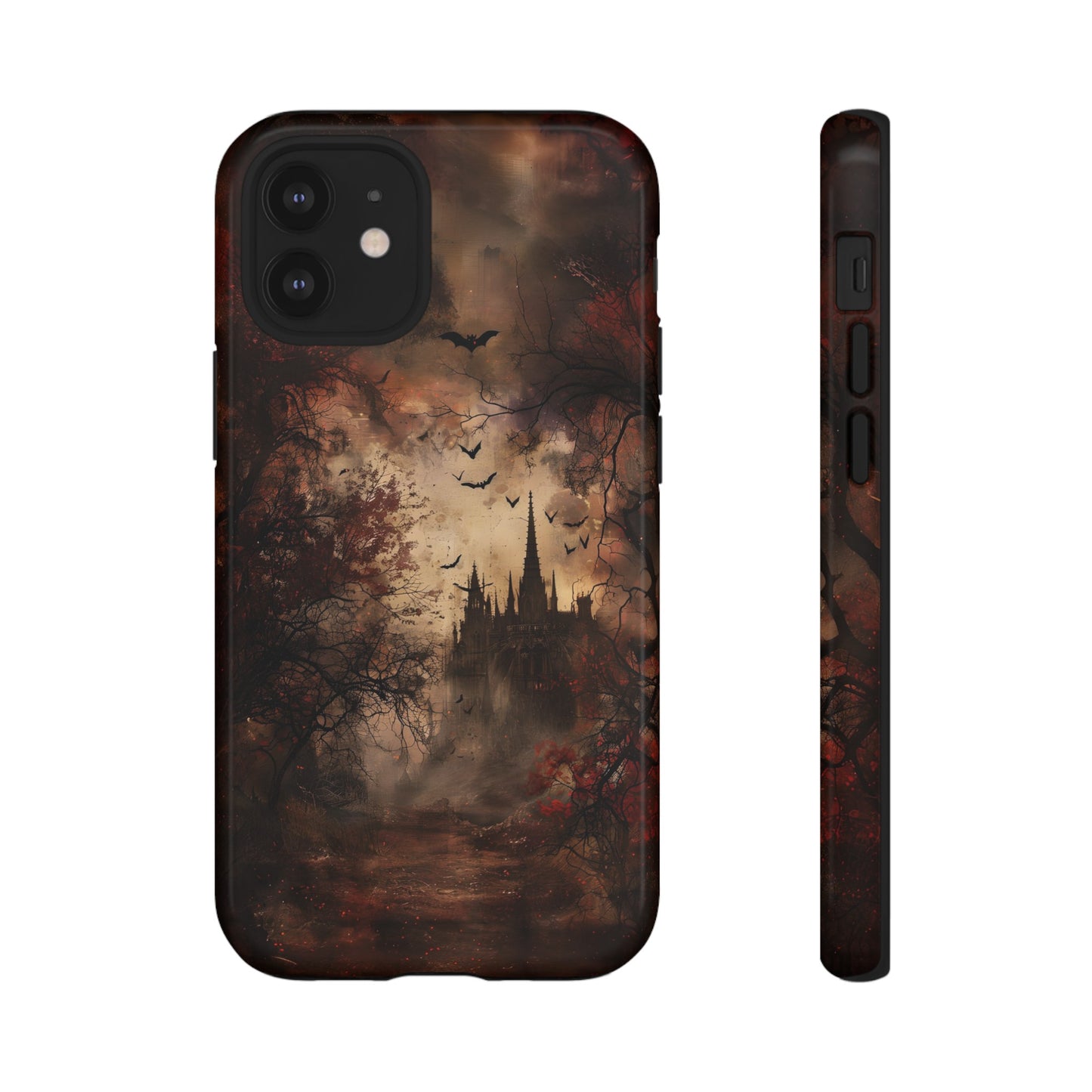 Gothic Castle Phone Case - Spooky Halloween Design for iPhone, Samsung Galaxy, Google Pixel Devices