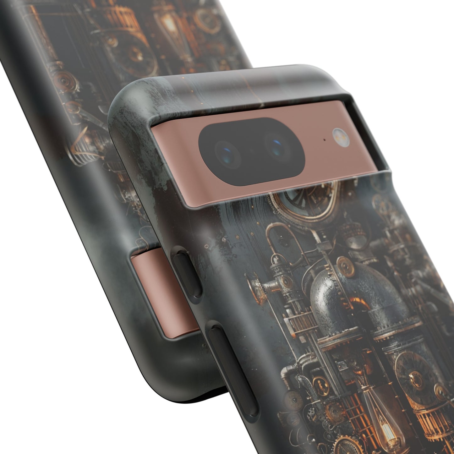 Steampunk Machine #2 Phone Case - Intricate Industrial Design for iPhone, Samsung Galaxy, Google Pixel Devices, Victorian Design Gears