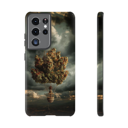 Cannabis Balloon Adventure Phone Case - For iPhone, Samsung Galaxy, and Google Pixel Devices