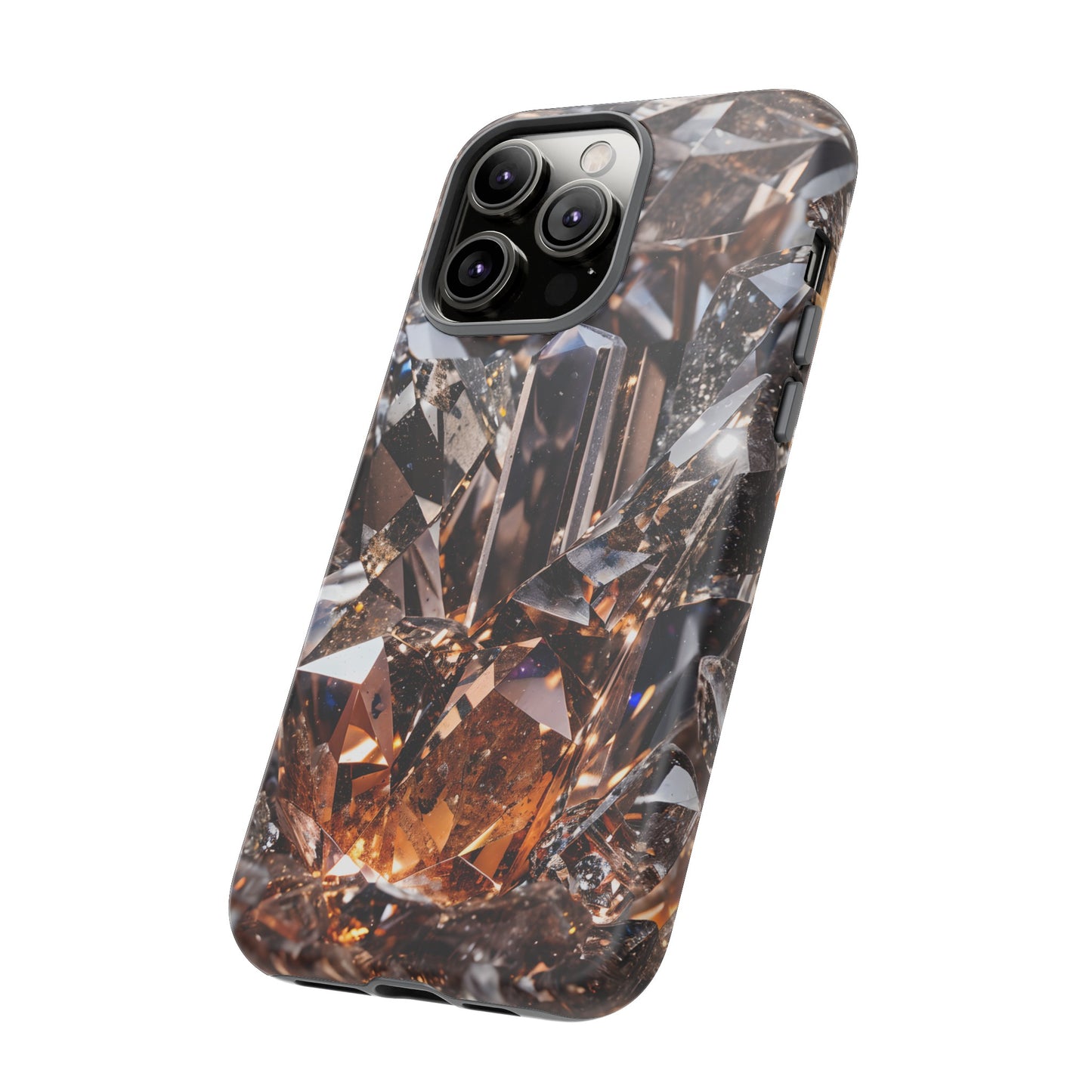 Crystalline Phone Case – Healing Crystal Quartz Design for iPhone, Samsung Galaxy, and Google Pixel Devices