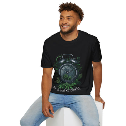 It's Weed O'Clock T-Shirt – Fun Cannabis Clock Design for 420 Enthusiasts