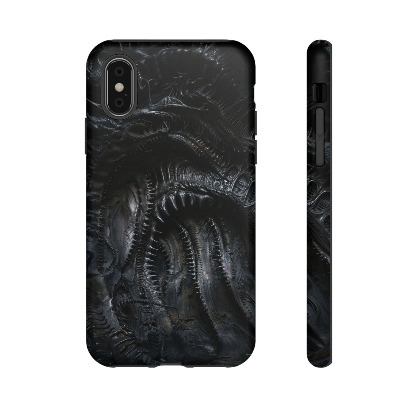 Surreal Biomechanical Phone Case - Gothic Sci-Fi Art for iPhone, Samsung Galaxy, and Google Pixel Devices