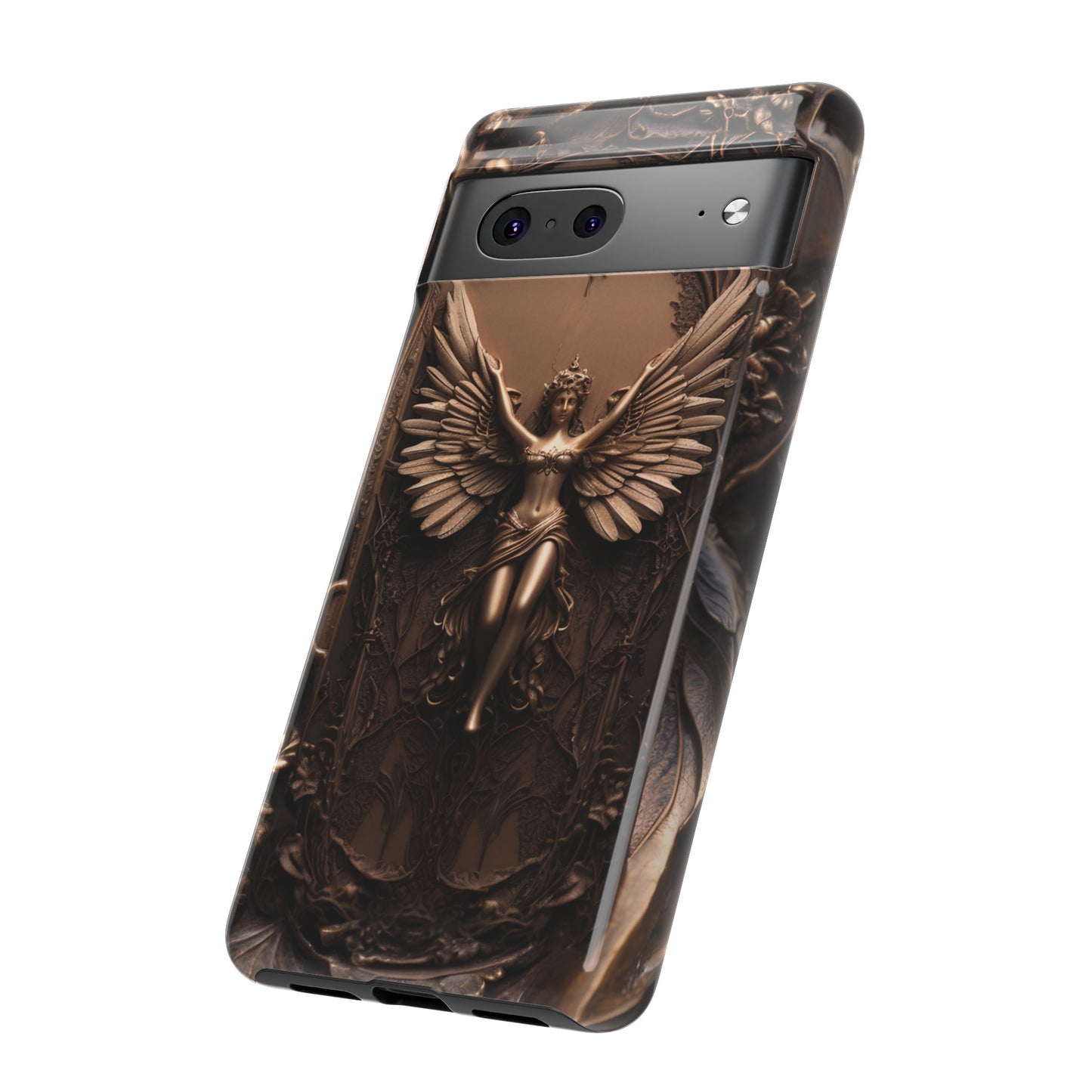 The Bronze Fairy Phone Case – Fantasy Faery Design for iPhone, Samsung Galaxy, and Google Pixel Devices