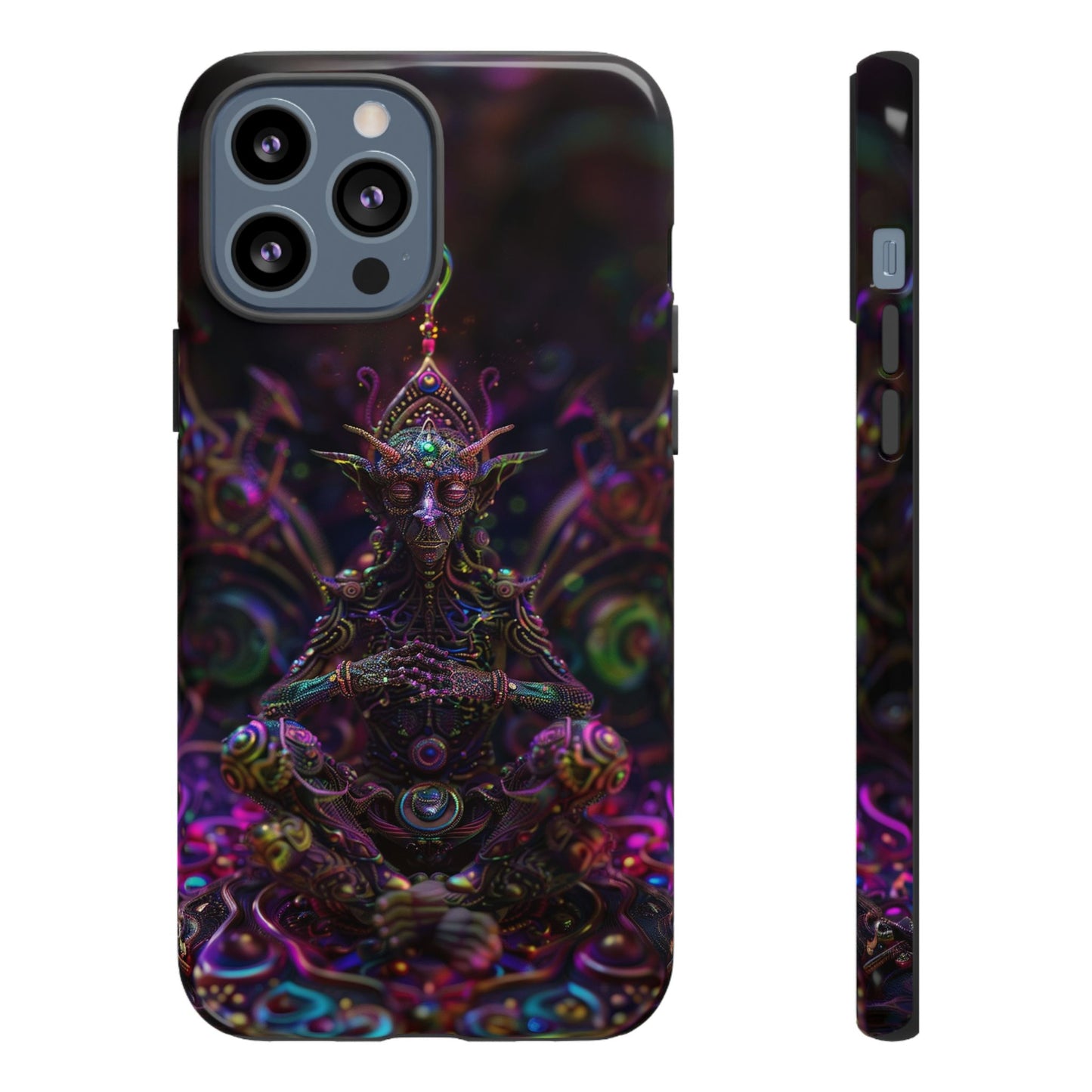 Mystical Machine Elf Phone Case - Psychedelic Vibes for iPhone, Samsung, Google Pixel