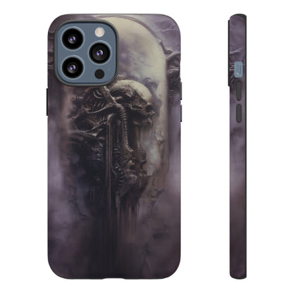 Dark Android Dream Phone Case – Futuristic Alien Horror Design for iPhone, Samsung Galaxy, and Google Pixel Devices