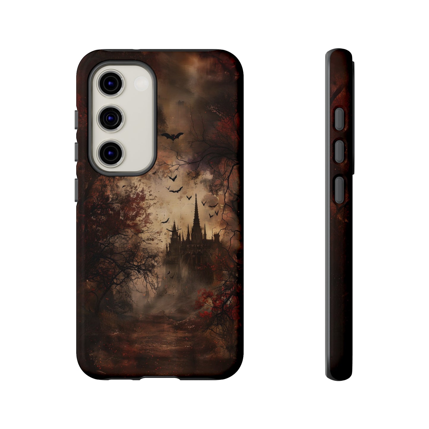 Gothic Castle Phone Case - Spooky Halloween Design for iPhone, Samsung Galaxy, Google Pixel Devices