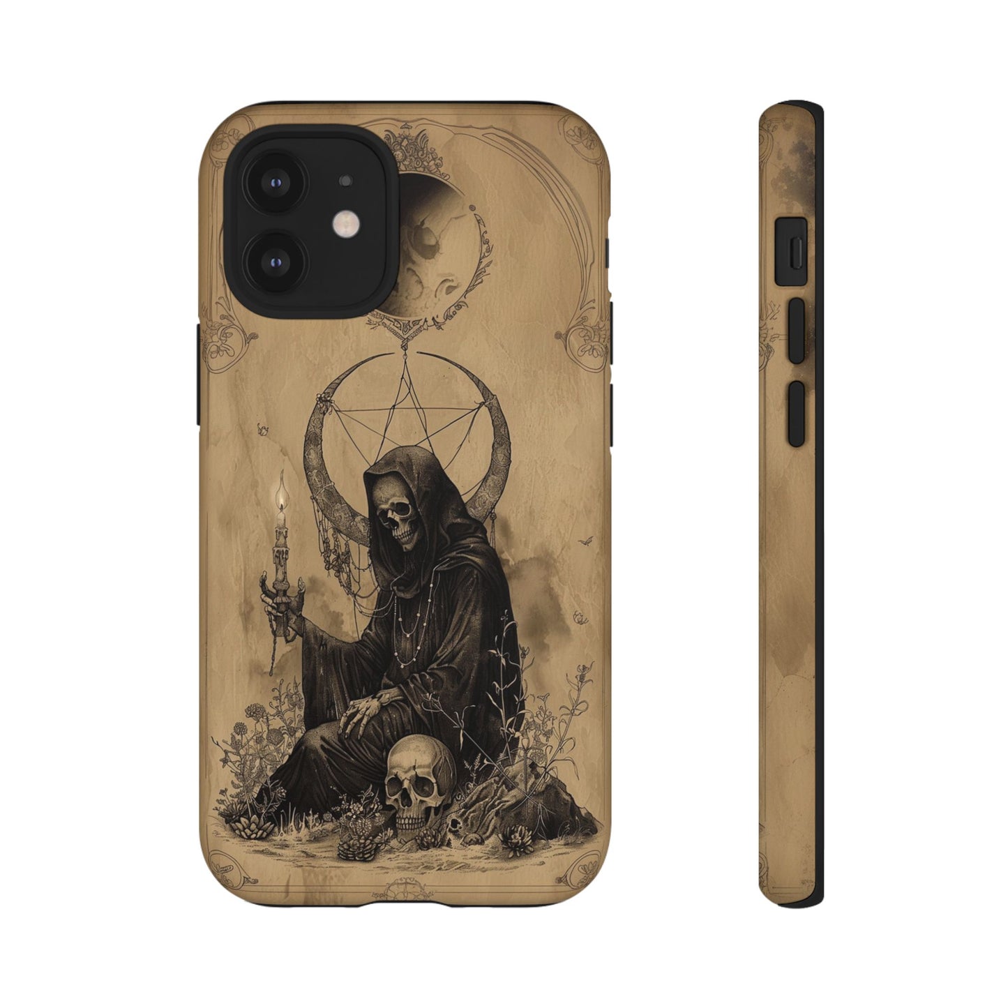 Gothic Reaper Phone Case - Dark Aesthetic Art for iPhone, Samsung, Google Pixel