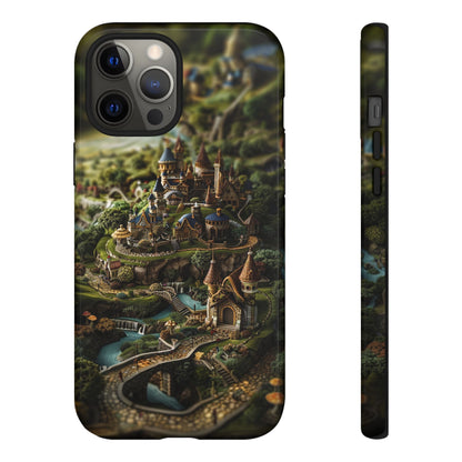 Fairy Kingdom Phone Case - Enchanted Castle Artwork for iPhone, Samsung Galaxy, and Google Pixel Devices