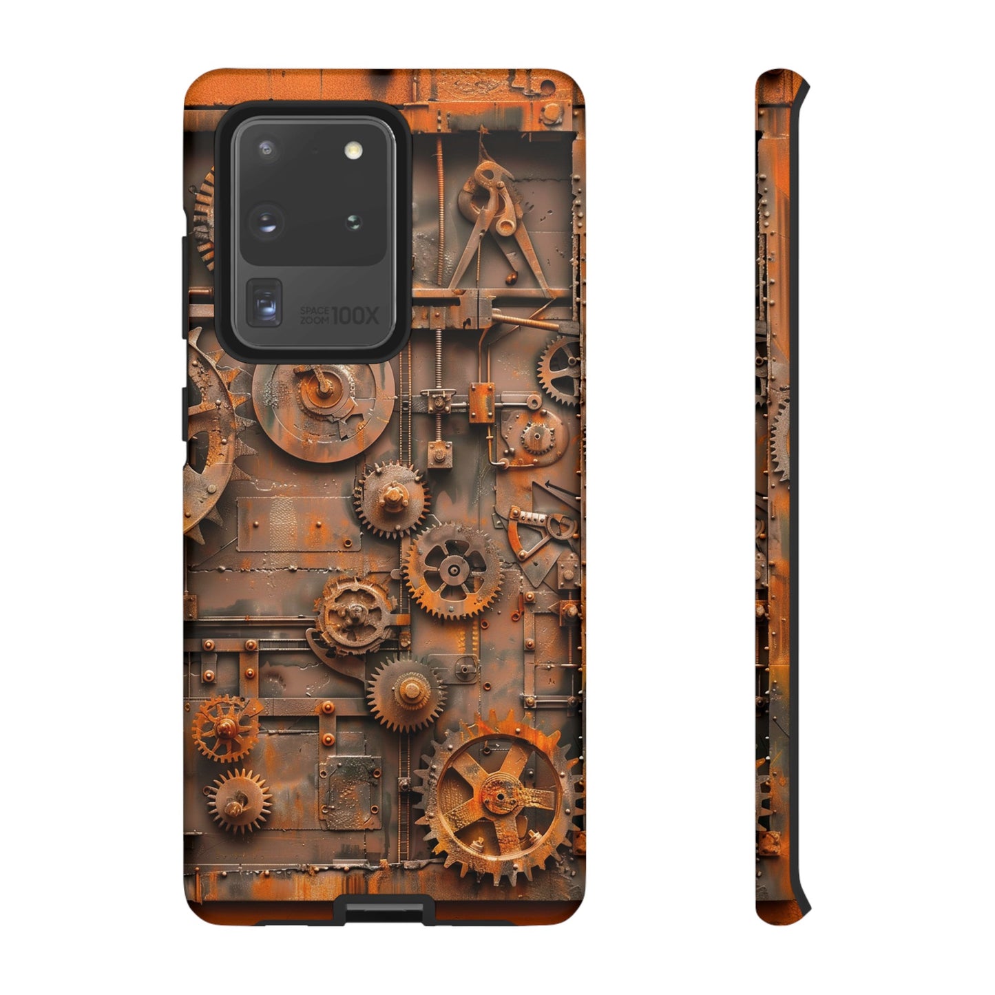 Rusted Steampunk Gearworks Phone Case for iPhone, Samsung Galaxy, and Google Pixel Devices