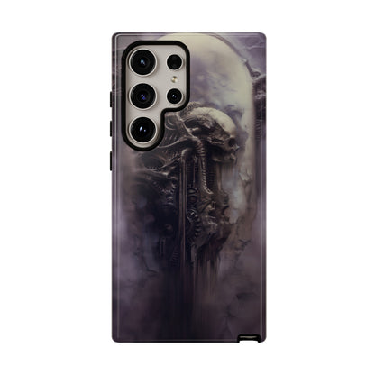 Dark Android Dream Phone Case – Futuristic Alien Horror Design for iPhone, Samsung Galaxy, and Google Pixel Devices