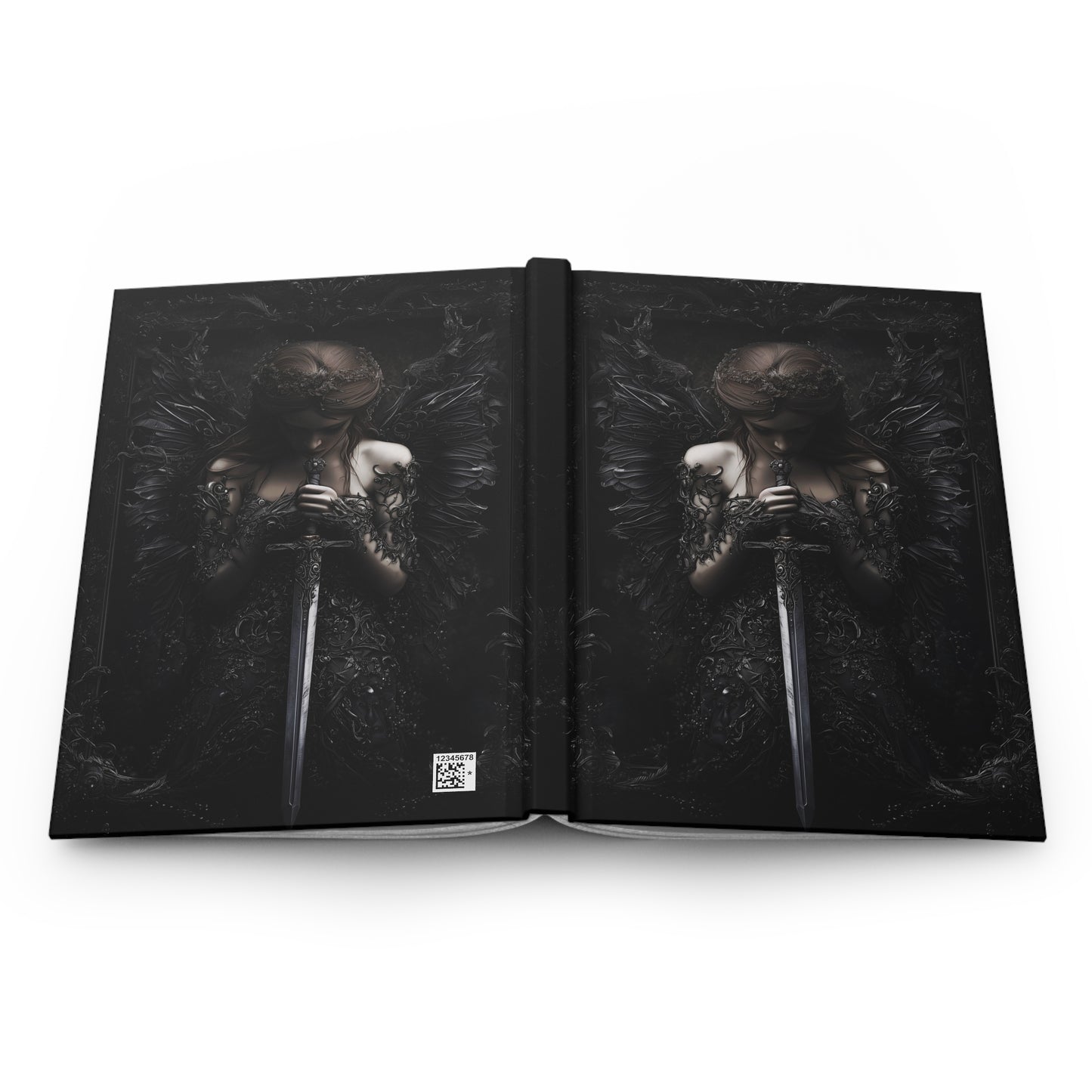 Dark Fairy Sword Gothic Hardcover Journal