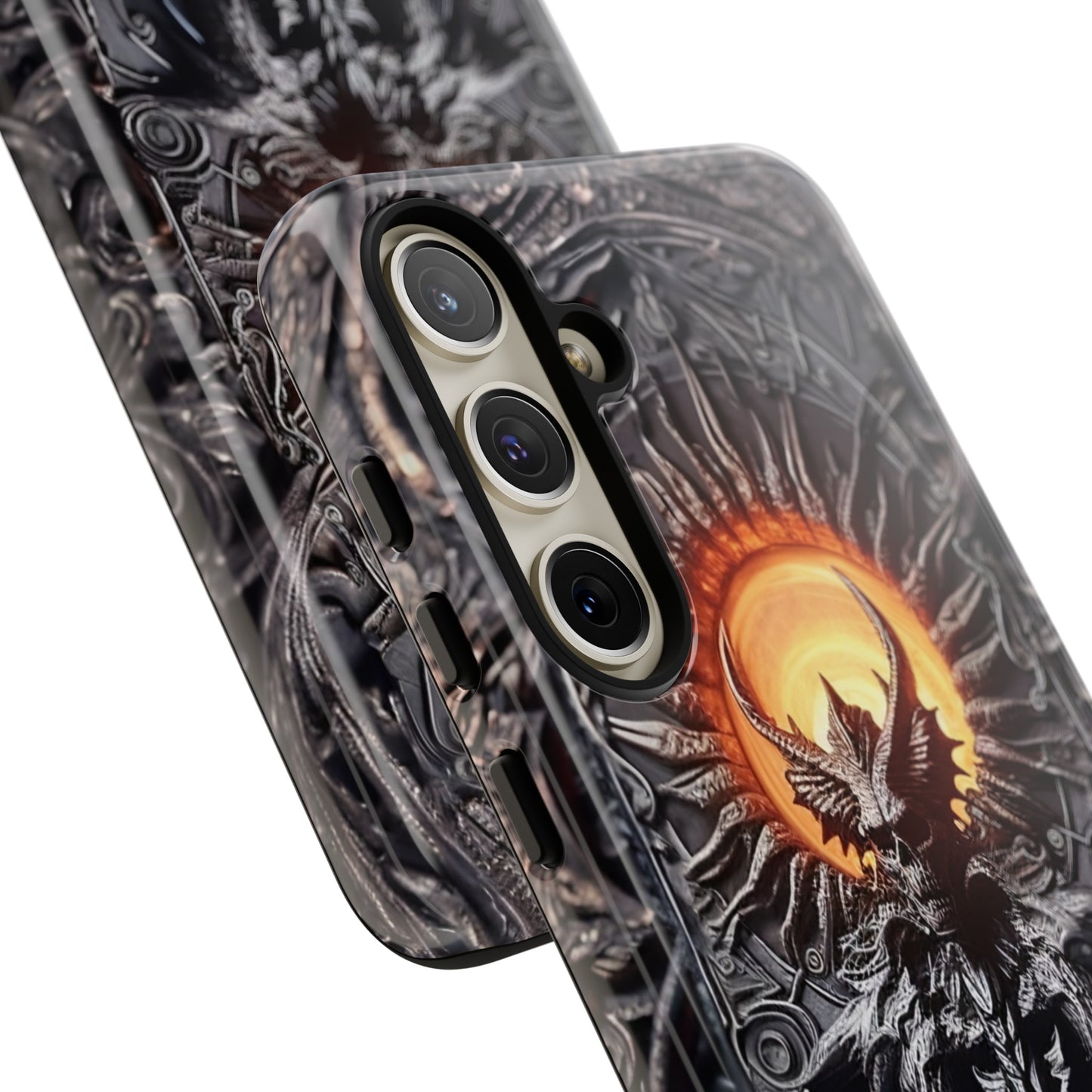 Skeletal Demonic King Phone Case – Ornate Gothic Design for iPhone, Samsung Galaxy, and Google Pixel Devices