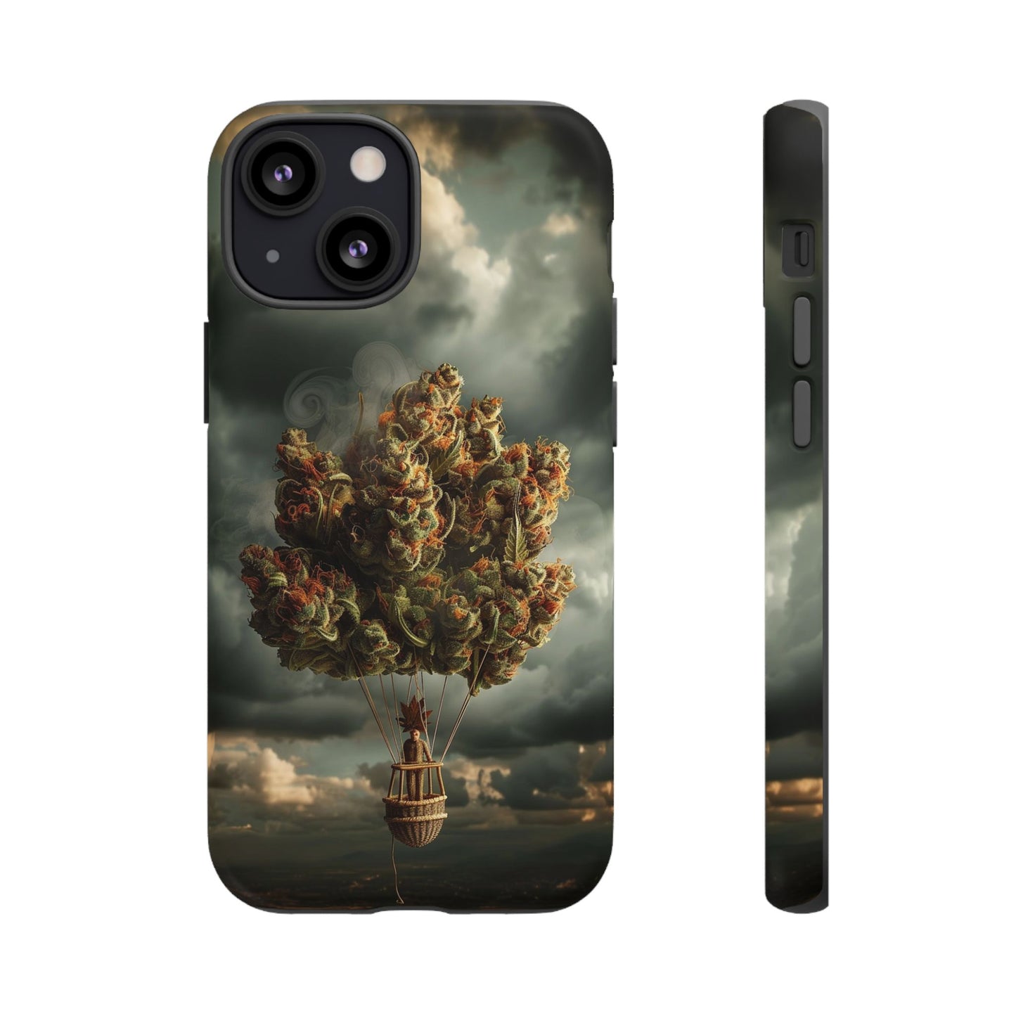 Cannabis Balloon Adventure Phone Case - For iPhone, Samsung Galaxy, and Google Pixel Devices