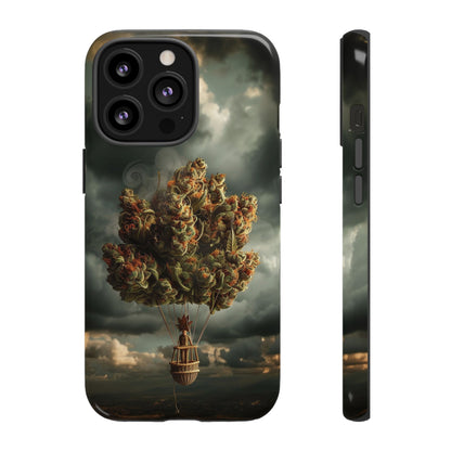 Cannabis Balloon Adventure Phone Case - For iPhone, Samsung Galaxy, and Google Pixel Devices