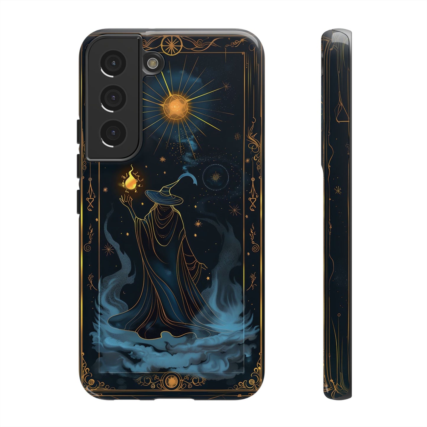 Enchanted Wizard Spellcaster Galaxy Phone Case - Mystical Wizardry Art For iPhone, Samsung Galaxy, and Google Pixel Devices