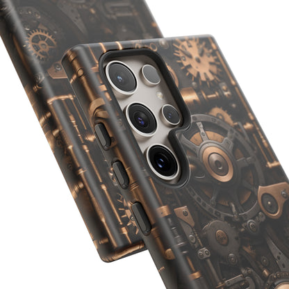 Steampunk Machine Phone Case – Victorian Gears Design for iPhone, Samsung Galaxy, and Google Pixel Devices