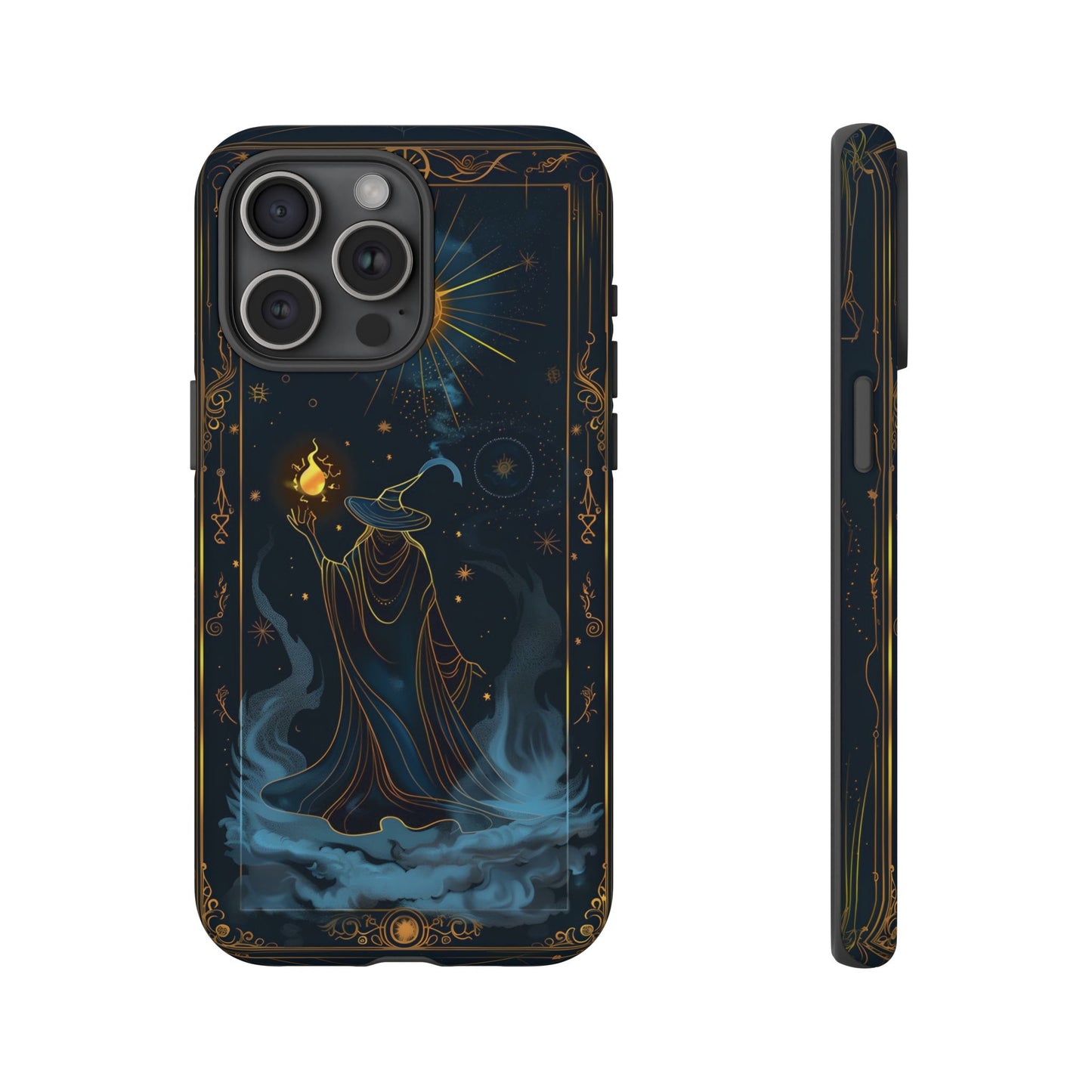 Enchanted Wizard Spellcaster Galaxy Phone Case - Mystical Wizardry Art For iPhone, Samsung Galaxy, and Google Pixel Devices