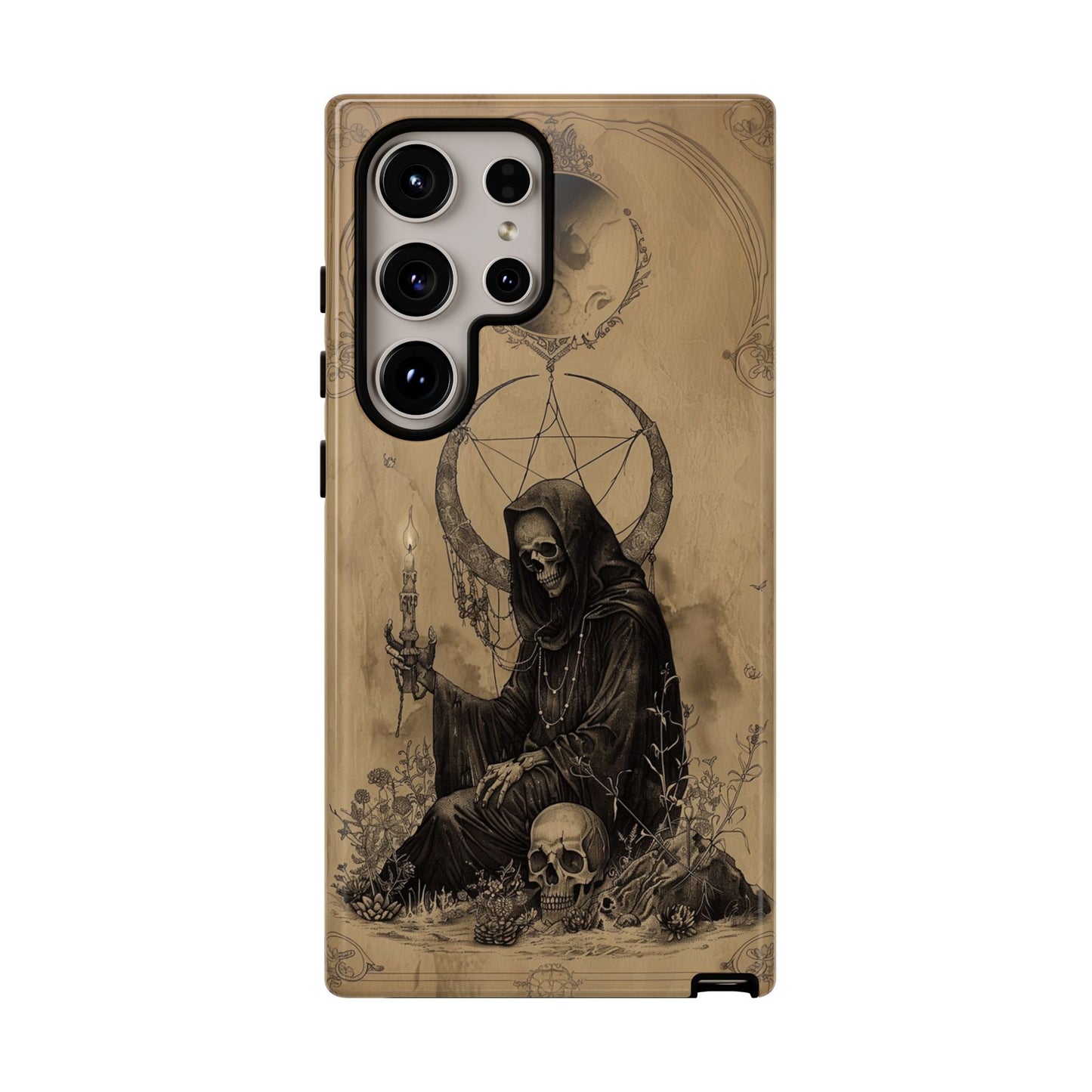 Gothic Reaper Phone Case - Dark Aesthetic Art for iPhone, Samsung, Google Pixel