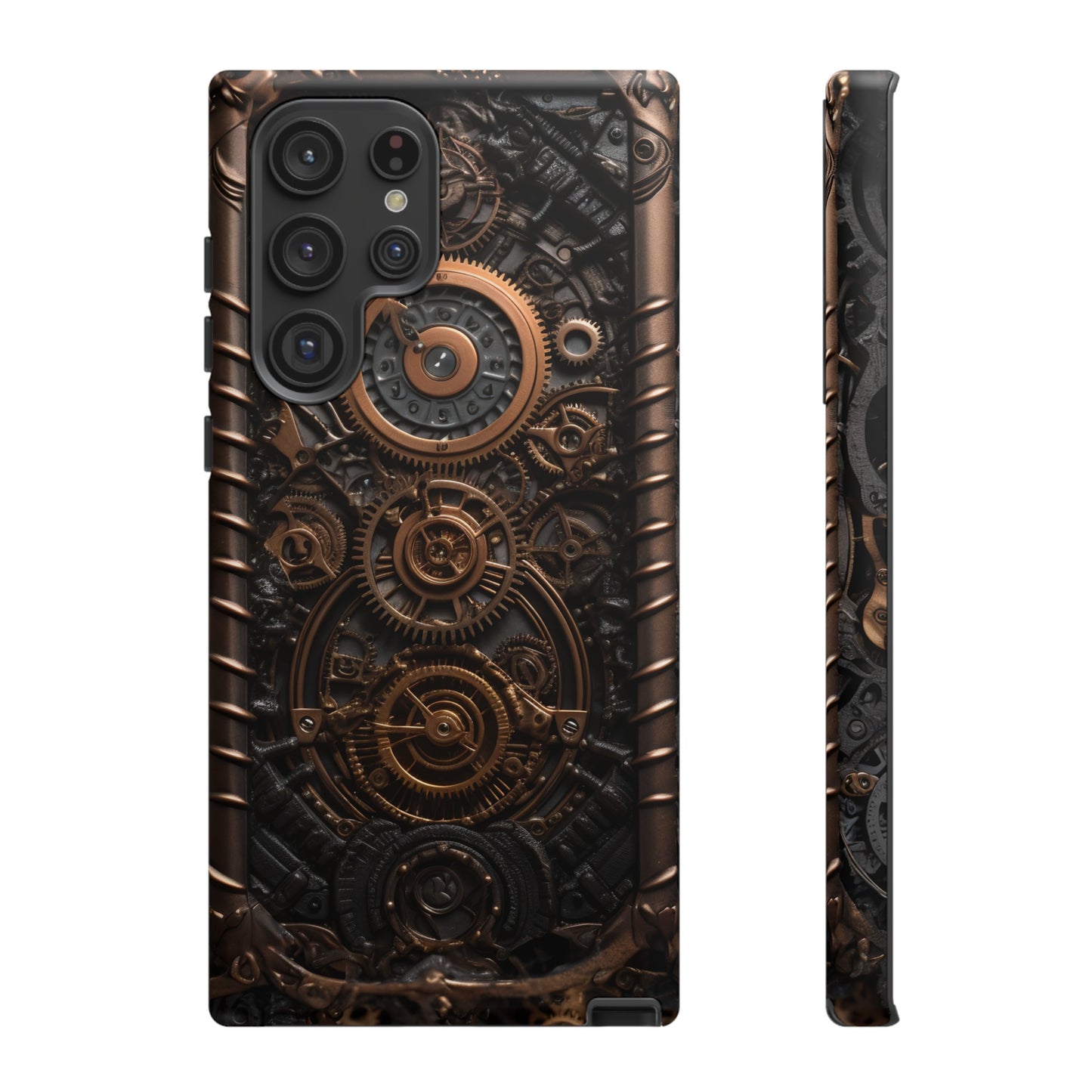 Gearworks 2 Phone Case – Steampunk Victorian Design with Gears and Clockwork for iPhone, Samsung Galaxy, and Google Pixel Devices